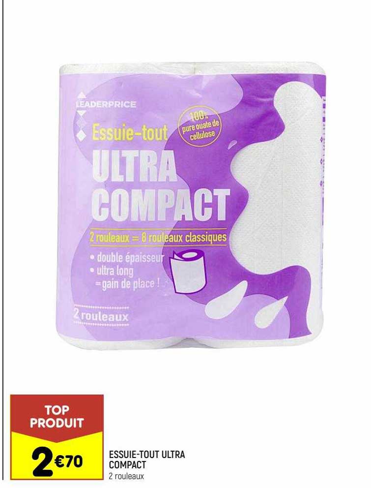 essuie-tout ultra compact