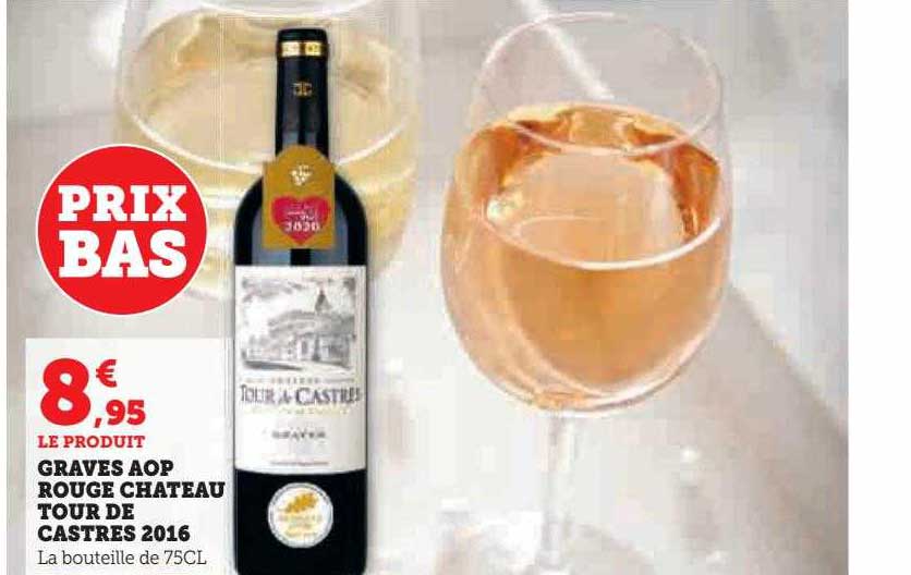 Graves Aop Rouge Château Tour De Castres 2016