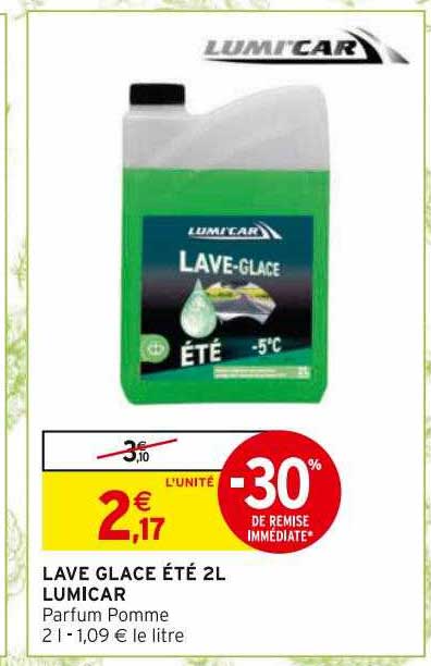 lave glace été 2l lumicar
