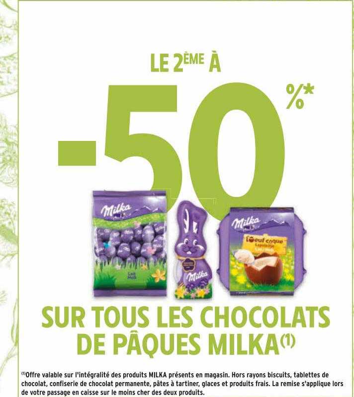 Les Chocolats De Pâques Milka