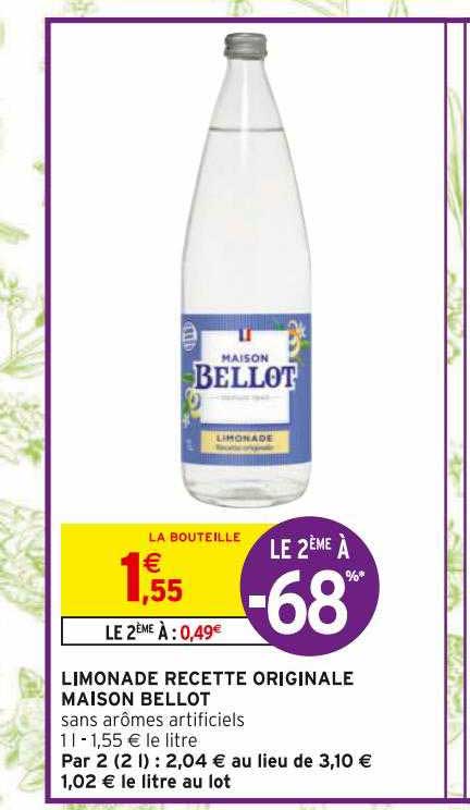 Limonade Recette Originale Maison Bellot