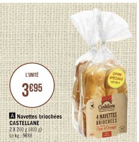 navettes briochées castellane