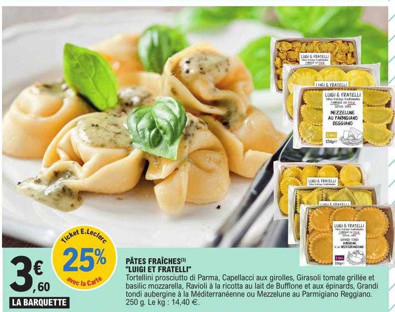 pâtes fraîches "luigi et fratelli"