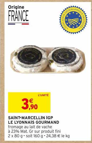 saint-marcellin igp le lyonnais gourmand