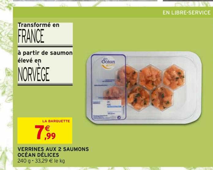 Verrines Aux 2 Saumons Océan Délices