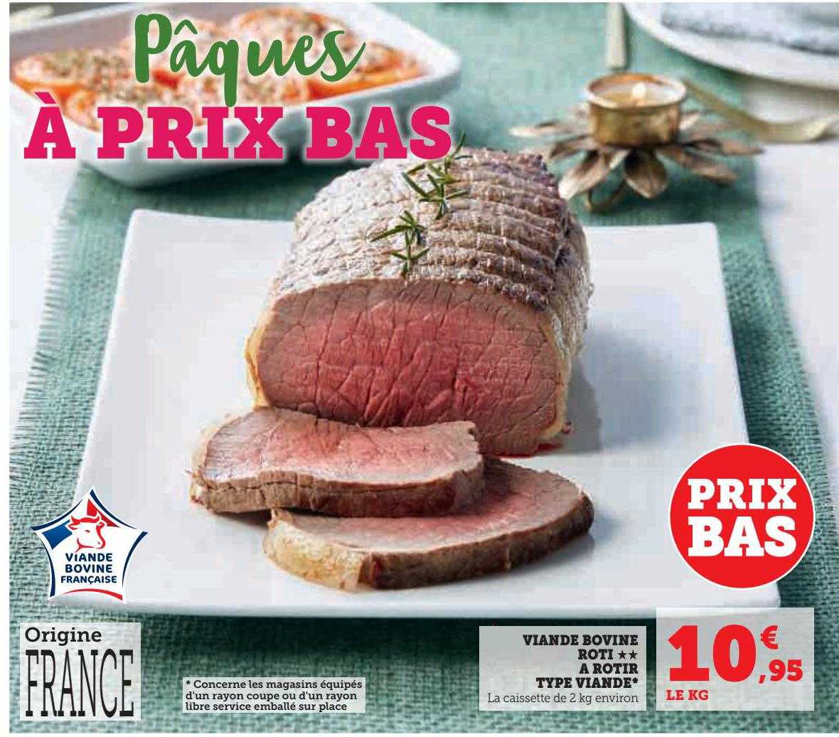 viande bovine rôti**à rôtir type viande