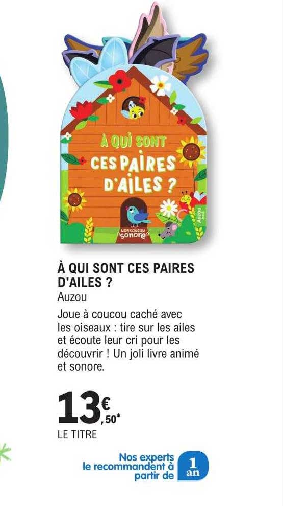 à qui sont ces paires d'ailes ?