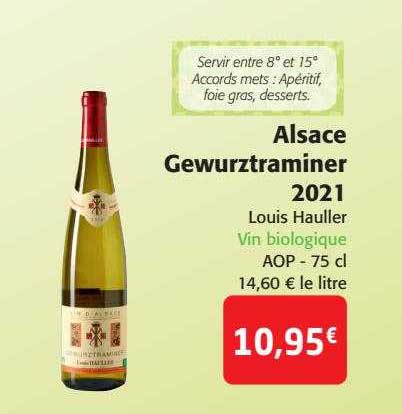 alsace gewurztraminer 2021 louis hauller