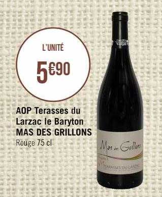 aop terrasses du larzac le baryton mas des grillons