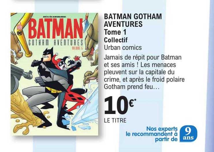 batman gotham aventures tom 1 collectif