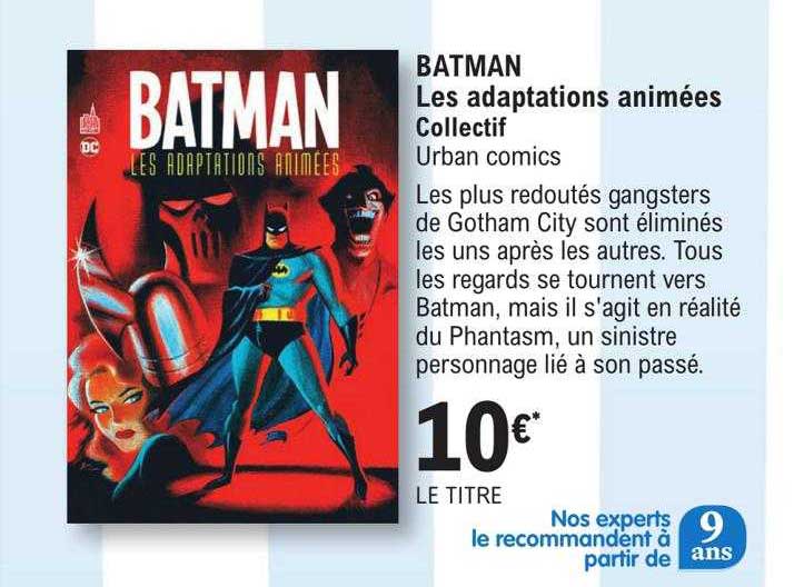 batman les adaptations animées collectif
