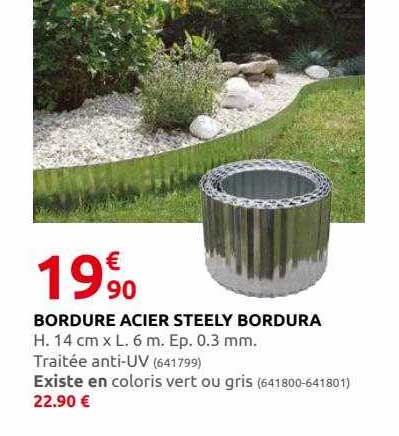 Bordure Acier Steely Bordura