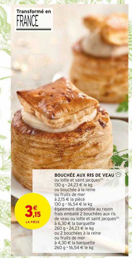 bouchée aux ris de veau