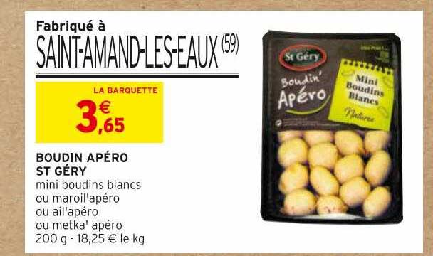 boudin apéro st géry