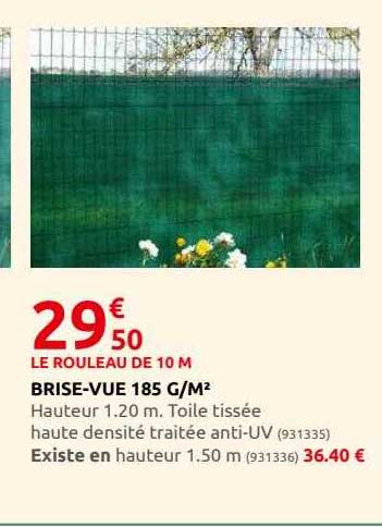 brise-vue 185 g-m²