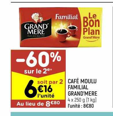 Café Moulu Familial Grand'mère