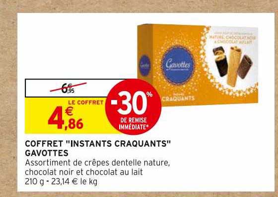 coffret "instants craquants" gavottes