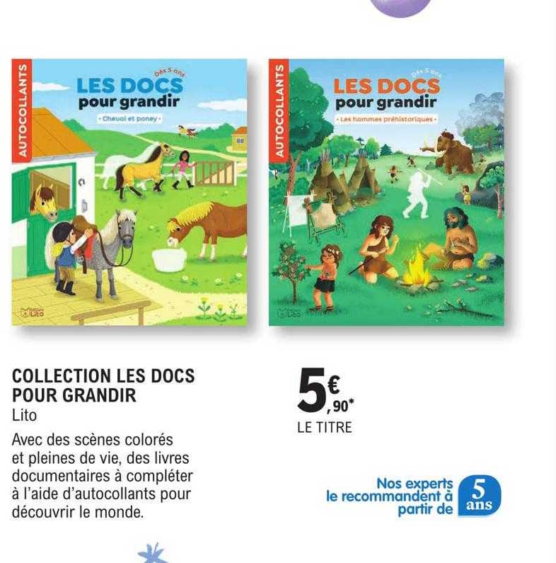 collection les docs pour grandir - lito