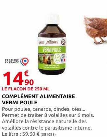complément alimentaire vermi poule