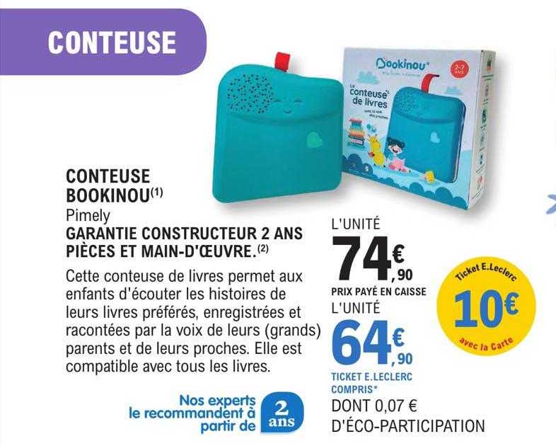 conteuse bookinou pimely