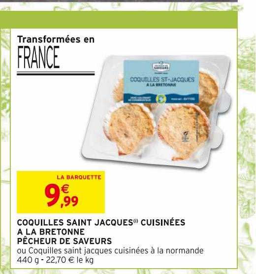 coquilles saint jacques cuisinées à la bretonne pêcheur de saveurs