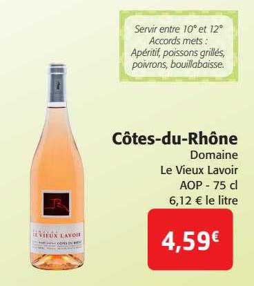 côtes-du-rhône domaine le vieux lavoir aop