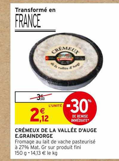 crémeux de la vallée d'auge e.graindorge