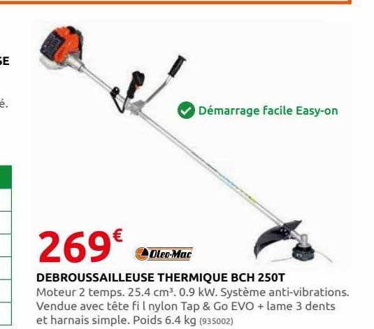 débroussailleuse thermique bch 205- oleo-mac