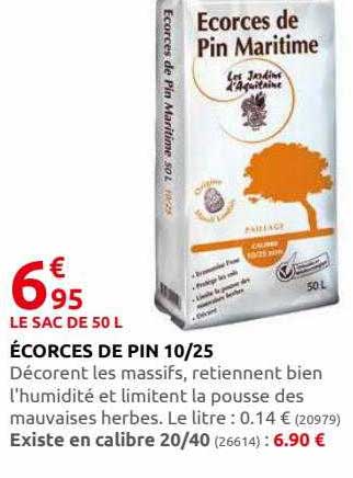 écorces De Pin 10-25