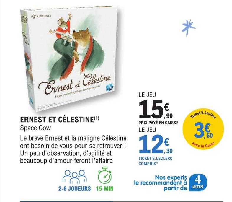 ernest et célestine space cow