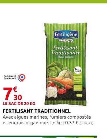 fertilisant traditionnel fertiligène