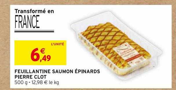 feuillantine saumon épinards pierre clot
