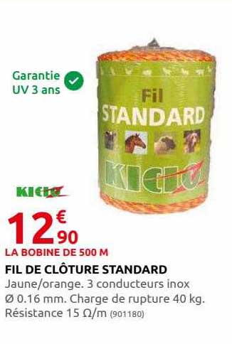 fil de clôture standard kidoz