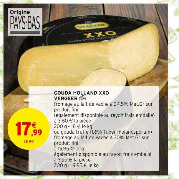 gouda holland xxo vergeer