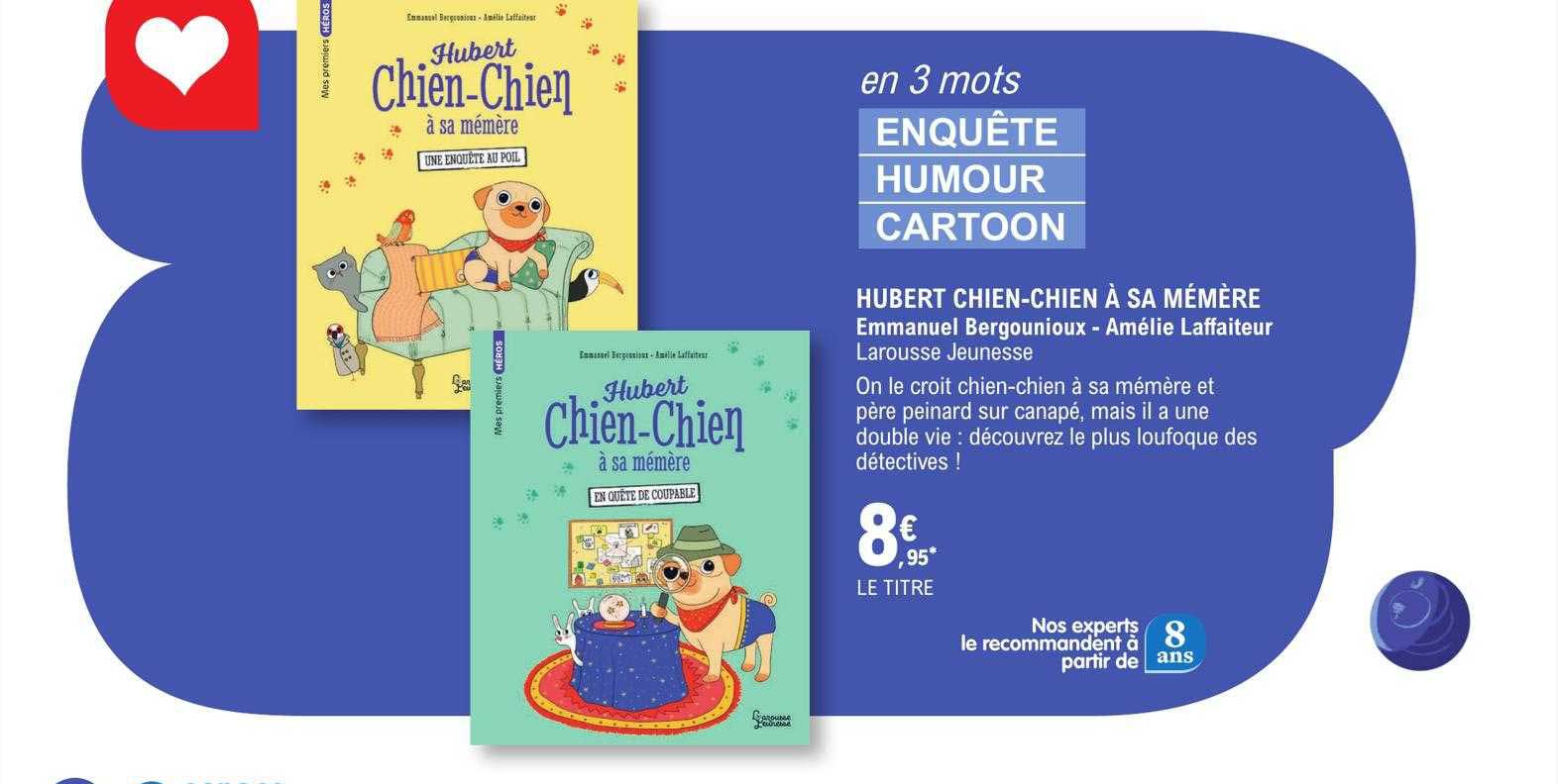 hubert chien-chien à sa mémère - emmanuel bergounioux - amélie laffaiteur