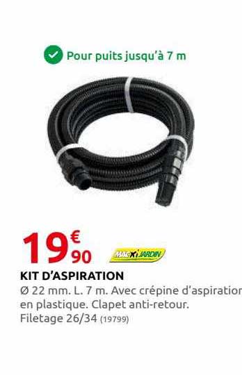kit d'aspiration macxi jardin