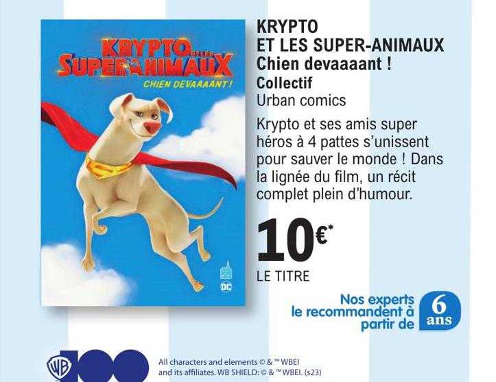 krypto et les super-animaux chien devaaaant ! collectif