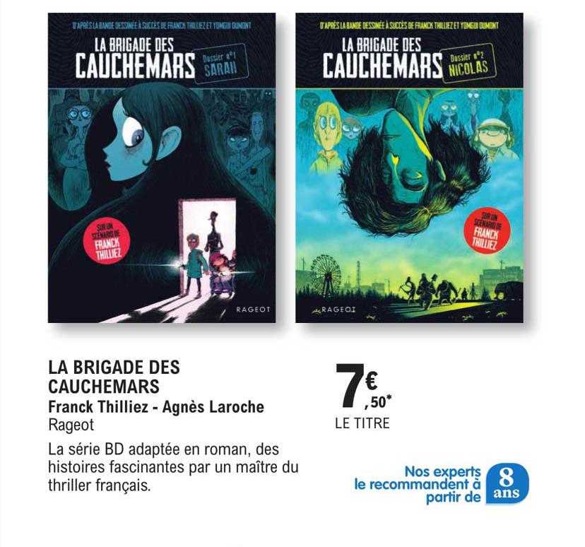 la brigade des cauchemars - franck thilliez - agnès laroche