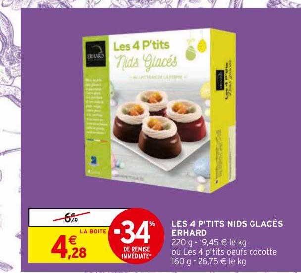 les 4 p'tits nids glacés erhard