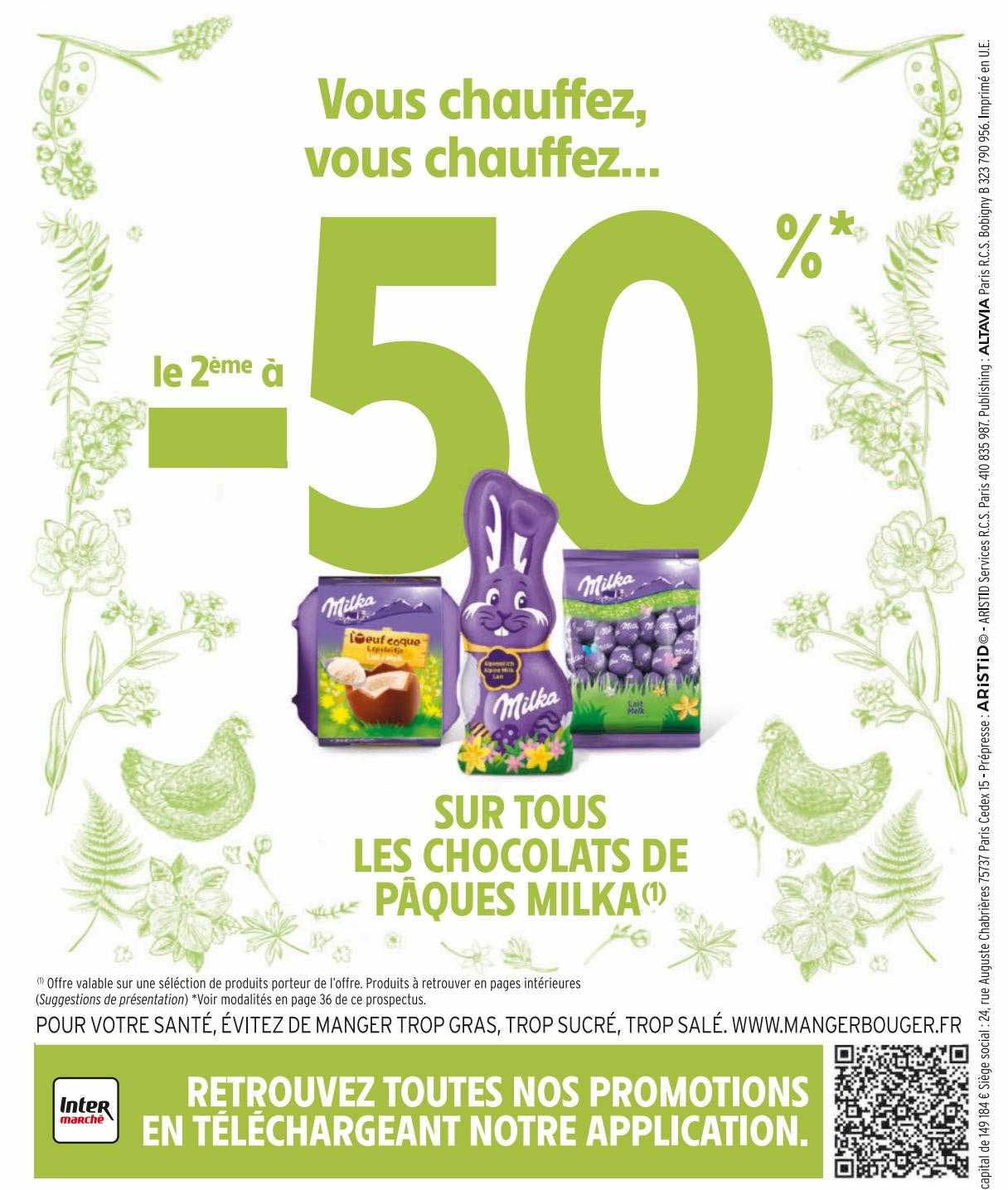 Les Chocolats De Pâques Milka