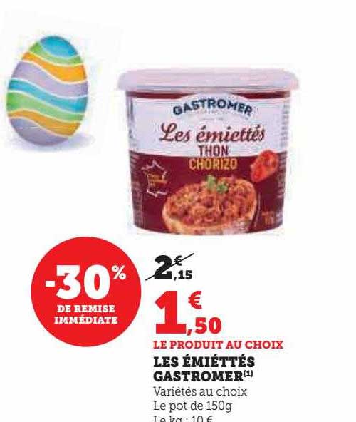 les émiéttés gastromer