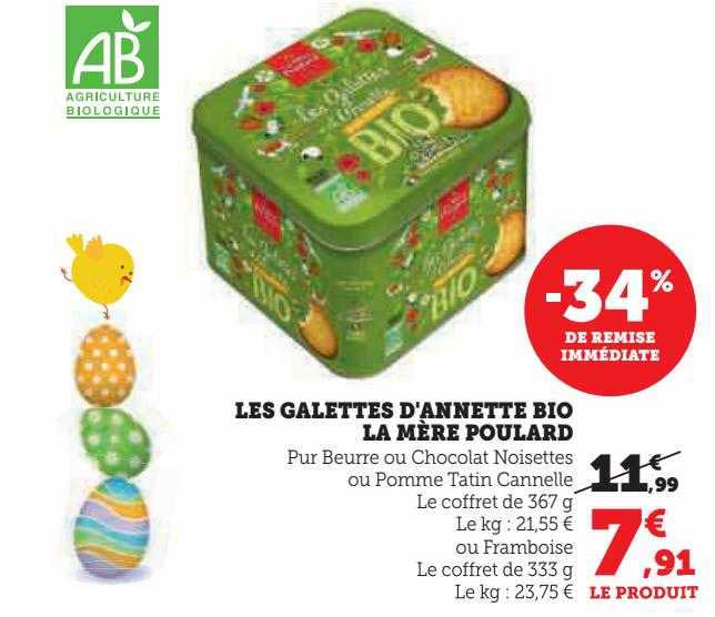 les galettes d'annette bio la mère poulard
