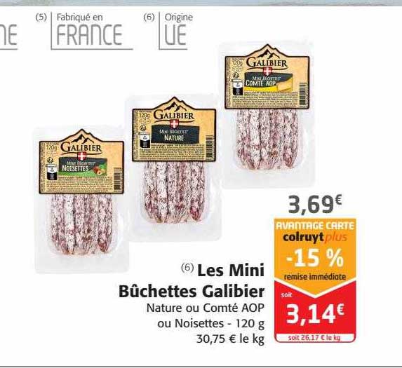 Les Mini Bûchettes Galibier