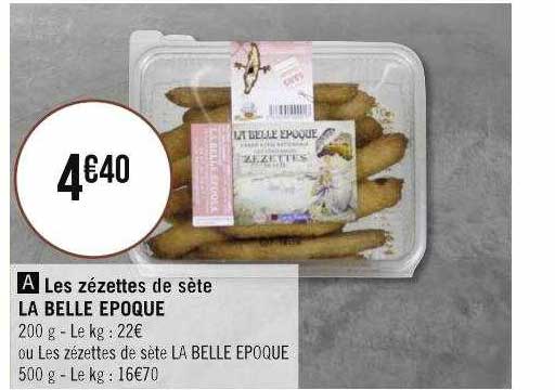 les zézettes de sète la belle époque