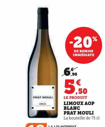 limoux aop blanc prat mouli