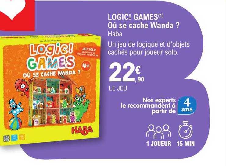 logic ! games où se cache wanda ? haba