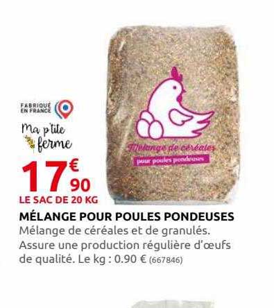 mélange pour poules pondeuses