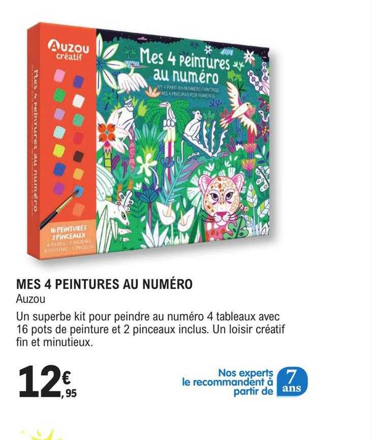 mes 4 peintures au numéro