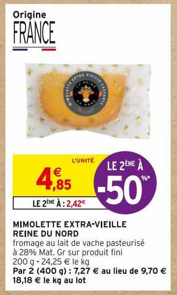 Mimolette Extra-vieille Reine Du Nord