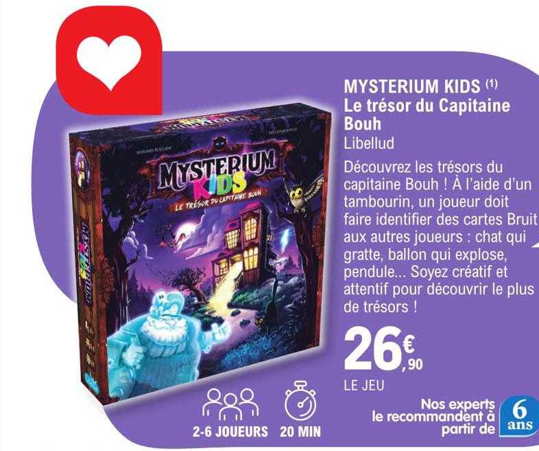 mysterium kids le trésor du capitaine bouh